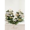 imageLings Moment 41quot Tall Free Standing Artificial Flowers Arrangements 2 pcs Wedding Arch Altar Stage Decorations Champagne Christmas for Ceremony Reception Rose Floral Party Outdoor Centerpieces Decor