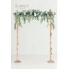 imageLings Moment 65FT Backdrop Floral Garland Artificial Wedding Arch Flowers Sage Green Decor Pink Ceremony Reception Hanging Eucalyptus Rose Arbor Arrangement Outdoor Party Swag Home DecorationsBludusty Blue  Navy