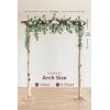 imageLings Moment 65FT Backdrop Floral Garland Artificial Wedding Arch Flowers Sage Green Decor Pink Ceremony Reception Hanging Eucalyptus Rose Arbor Arrangement Outdoor Party Swag Home DecorationsRedmarsala