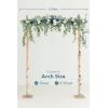 imageLings Moment 65FT Backdrop Floral Garland Artificial Wedding Arch Flowers Sage Green Decor Pink Ceremony Reception Hanging Eucalyptus Rose Arbor Arrangement Outdoor Party Swag Home DecorationsBludusty Blue  Navy