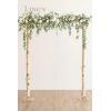 imageLings Moment 65FT Backdrop Floral Garland Artificial Wedding Arch Flowers Sage Green Decor Pink Ceremony Reception Hanging Eucalyptus Rose Arbor Arrangement Outdoor Party Swag Home DecorationsWhite  Sage2024 New