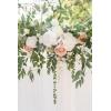 imageLings Moment 65FT Backdrop Floral Garland Artificial Wedding Arch Flowers Sage Green Decor Pink Ceremony Reception Hanging Eucalyptus Rose Arbor Arrangement Outdoor Party Swag Home DecorationsWhite  Sage2024 New