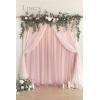 imageLings Moment 65FT Backdrop Floral Garland Artificial Wedding Arch Flowers Sage Green Decor Pink Ceremony Reception Hanging Eucalyptus Rose Arbor Arrangement Outdoor Party Swag Home DecorationsPkdusty Rose  Mauve