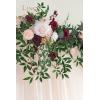 imageLings Moment 65FT Backdrop Floral Garland Artificial Wedding Arch Flowers Sage Green Decor Pink Ceremony Reception Hanging Eucalyptus Rose Arbor Arrangement Outdoor Party Swag Home DecorationsRedmarsala