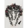 imageLings Moment 65FT Backdrop Floral Garland Artificial Wedding Arch Flowers Sage Green Decor Pink Ceremony Reception Hanging Eucalyptus Rose Arbor Arrangement Outdoor Party Swag Home DecorationsRedmoody Burgundy  Black