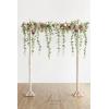 imageLings Moment Deluxe Hanging Artificial Wedding Arch Flowers Dusty Rose Eucalyptus Stems Sage Green Ceremony Arbor Reception Backdrop Floral Decorations Outdoor Swag Garland Background Garden Decor