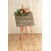 imageLings Moment Fall Wedding Floral Swag Welcome Sign Artificial Flowers Backdrop Garland Terracotta Orange For Ceremony Reception Wall Easel Home Decoration Entryway Faux Outdoor Board Head Table DecorAmber  Terracottanot Included Sign