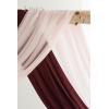 imageLings Moment Hanging Wedding Arch Flowers Kit Pack of 4 2pcs Arbor Artificial Flower Arrangement 1 Chiffon Drape Ceremony Reception Rose Backdrop White Faux Floral Outdoor Party DecorRedmarsala  Blush