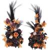 imageLings Moment 41quot Tall Fall Free Standing Artificial Flowers Arrangements 2 pcs Wedding Arch Altar Stage Decorations Halloween for Ceremony Reception Church Backdrop Floral Outdoor Aisle Floral Party