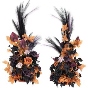 imageLings Moment 41quot Tall Fall Free Standing Artificial Flowers Arrangements 2 pcs Wedding Arch Altar Stage Decorations Halloween for Ceremony Reception Church Backdrop Floral Outdoor Aisle Floral Party