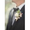 imageLings Moment Boutonniere for Men 6pcs Groom Groomsmen Boutonniere Artificial Flowers for Wedding DecorPromHomecoming etcBlush PinkBludusty Blue  Cream