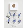 imageLings Moment Boutonniere for Men 6pcs Groom Groomsmen Boutonniere Artificial Flowers for Wedding DecorPromHomecoming etcBlush PinkBlunavy Blue  White