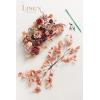 imageLings Moment Artificial Flower Swag for Welcome Sign Arch Arbor Floral DecorBurgundy  Dusty Rose  1pc  35 Length