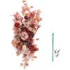 imageLings Moment Artificial Flower Swag for Welcome Sign Arch Arbor Floral DecorBurgundy  Dusty Rose  1pc  35 Length