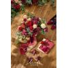 imageLings Moment Boutonniere for Men 6pcs Groom Groomsmen Boutonniere Artificial Flowers for Wedding DecorPromHomecomingetcBrownRedburgundy  Red