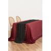imageLings Moment Sheer Chiffon Like Tablecloth ampamp Red Table Runner Set for 46ft Long Table for Wedding Reception HeadSweetheart Table 9x11ft Red ampamp White9ft x 11ft