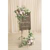 imageLings Moment 2pcs Wedding Flowers Garland Artificial Floral Swag Arch Decorations Greenery Arrangements Dusty Rose Cream Ceremony Reception Garden Easel Wall Entryway Outdoor BoardNOT Include SignDusty Rose  Cream
