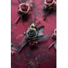 imageLings Moment Boutonniere for Men 6pcs Groom Groomsmen Boutonniere Artificial Flowers for Wedding DecorPromHomecoming etcWalnut BrownBlkblack  Gothic Burgundy