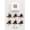 imageLings Moment Boutonniere for Men 6pcs Groom Groomsmen Boutonniere Artificial Flowers for Wedding DecorPromHomecoming etcWalnut BrownBluburnt Orange  Navy Blue