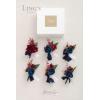 imageLings Moment Boutonniere for Men 6pcs Groom Groomsmen Boutonniere Artificial Flowers for Wedding DecorPromHomecoming etcWalnut BrownBlunavy Blue  Burgundy