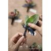 imageLings Moment Boutonniere for Men 6pcs Groom Groomsmen Boutonniere Artificial Flowers for Wedding DecorPromHomecoming etcWalnut BrownBlunavy Blue  Pink