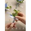 imageLings Moment Boutonniere for Men 6pcs Groom Groomsmen Boutonniere Artificial Flowers for Wedding DecorPromHomecoming etcWalnut BrownBluprovence Blue  Berry