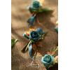 imageLings Moment Boutonniere for Men 6pcs Groom Groomsmen Boutonniere Artificial Flowers for Wedding DecorPromHomecoming etcWalnut BrownOrdark Teal  Burnt Orange