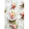 imageLings Moment Boutonniere for Men 6pcs Groom Groomsmen Boutonniere Artificial Flowers for Wedding DecorPromHomecoming etcWalnut BrownPkblush Garden  Pink