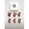 imageLings Moment Boutonniere for Men 6pcs Groom Groomsmen Boutonniere Artificial Flowers for Wedding DecorPromHomecoming etcWalnut BrownPkmarsala  Dusty Rose