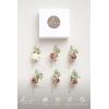 imageLings Moment Boutonniere for Men 6pcs Groom Groomsmen Boutonniere Artificial Flowers for Wedding DecorPromHomecoming etcWalnut BrownPkpink  Dusty Rose