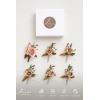 imageLings Moment Boutonniere for Men 6pcs Groom Groomsmen Boutonniere Artificial Flowers for Wedding DecorPromHomecoming etcWalnut BrownPkshabby Pink  Dusty Rose