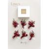 imageLings Moment Boutonniere for Men 6pcs Groom Groomsmen Boutonniere Artificial Flowers for Wedding DecorPromHomecoming etcWalnut BrownRedburgundy  Dusty Rose