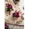 imageLings Moment Boutonniere for Men 6pcs Groom Groomsmen Boutonniere Artificial Flowers for Wedding DecorPromHomecoming etcWalnut BrownRedburgundy  Marsala