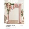 imageLings Moment PreArranged Wedding Flower Packages in Dusty Rose ampamp CreamCeremony Decor Package Set of 15