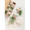 imageLings Moment PreArranged Wedding Flower Packages in Dusty Rose ampamp CreamCeremony Decor Package Set of 15