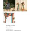 imageLings Moment PreArranged Wedding Flower Packages in Teal ampamp Burnt OrangeCeremony Decor Package Set of 15