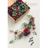 imageLings Moment 6Pack 18ft Artificial Flowers Garland Terracotta Lantern Flower Centerpieces Burnt Orange Wedding Aisle Decor Chair Flowers Arch Floral for Mantel Signs DIY Table Window Cake DecorationBurgundy  Navy