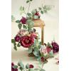 imageLings Moment 6Pack 18ft Artificial Flowers Garland Terracotta Lantern Flower Centerpieces Burnt Orange Wedding Aisle Decor Chair Flowers Arch Floral for Mantel Signs DIY Table Window Cake DecorationBurgundy  Dusty Rose