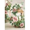 imageLings Moment 6Pack 18ft Artificial Flowers Garland Terracotta Lantern Flower Centerpieces Burnt Orange Wedding Aisle Decor Chair Flowers Arch Floral for Mantel Signs DIY Table Window Cake DecorationDusty Rose  Cream