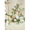 imageLings Moment 6Pack 18ft Artificial Flowers Garland Terracotta Lantern Flower Centerpieces Burnt Orange Wedding Aisle Decor Chair Flowers Arch Floral for Mantel Signs DIY Table Window Cake DecorationWhite  Sage