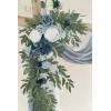 imageLings Moment Artificial Eucalyptus and Willow Greenery Garlands 59ft 2pcs Fake Vines for Wedding Table RunnerArchEnter Aisle Hanging DecorationsDusty Green Eucalyptus and Willow Garland