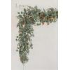 imageLings Moment Artificial Eucalyptus and Willow Greenery Garlands 59ft 2pcs Fake Vines for Wedding Table RunnerArchEnter Aisle Hanging DecorationsEucalyptus and Willow Garland  Terracotta Flowers