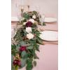 imageLings Moment Artificial Eucalyptus and Willow Greenery Garlands 59ft 2pcs Fake Vines for Wedding Table RunnerArchEnter Aisle Hanging DecorationsSage Green Eucalyptus and Willow Garland
