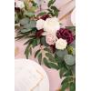 imageLings Moment Artificial Eucalyptus and Willow Greenery Garlands 59ft 2pcs Fake Vines for Wedding Table RunnerArchEnter Aisle Hanging DecorationsSage Green Eucalyptus and Willow Garland