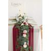 imageLings Moment Artificial Eucalyptus and Willow Greenery Garlands 59ft 2pcs Fake Vines for Wedding Table RunnerArchEnter Aisle Hanging DecorationsSage Green Eucalyptus and Willow Garland