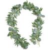 imageLings Moment Artificial Eucalyptus and Willow Greenery Garlands 59ft 2pcs Fake Vines for Wedding Table RunnerArchEnter Aisle Hanging DecorationsSage Green Eucalyptus and Willow Garland