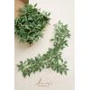 imageLings Moment Artificial Hanging Rose Leaf Garland 1378ft Detachable Lanterns Vines Decoration Realistic Texture Wedding Short Wreath Greenery Filler for DIY Floral Arrangement Table CenterpiecesBasic Green
