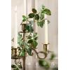 imageLings Moment Artificial Hanging Rose Leaf Garland 1378ft Detachable Lanterns Vines Decoration Realistic Texture Wedding Short Wreath Greenery Filler for DIY Floral Arrangement Table CenterpiecesPatina Green