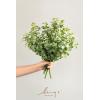 imageLings Moment Artificial Plants Amber Eucalyptus Leaves Branches6Pcs 175quot Tall Fake Greenery Filler wStems Realistic Texture Money Plant Leaves Decor for Wedding BouquetsTable Centerpieces RoomGrgrey Greengg
