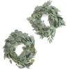 Dusty Green Eucalyptus and Willow Garland